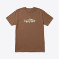 "YEAH MAN" SALMON LOGO TEE