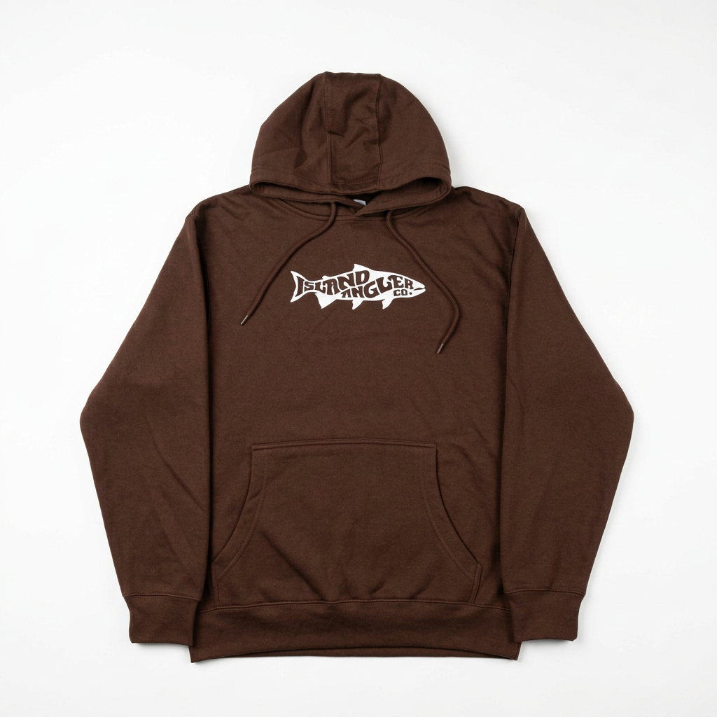 "YEAH MAN" SALMON LOGO HOODIE